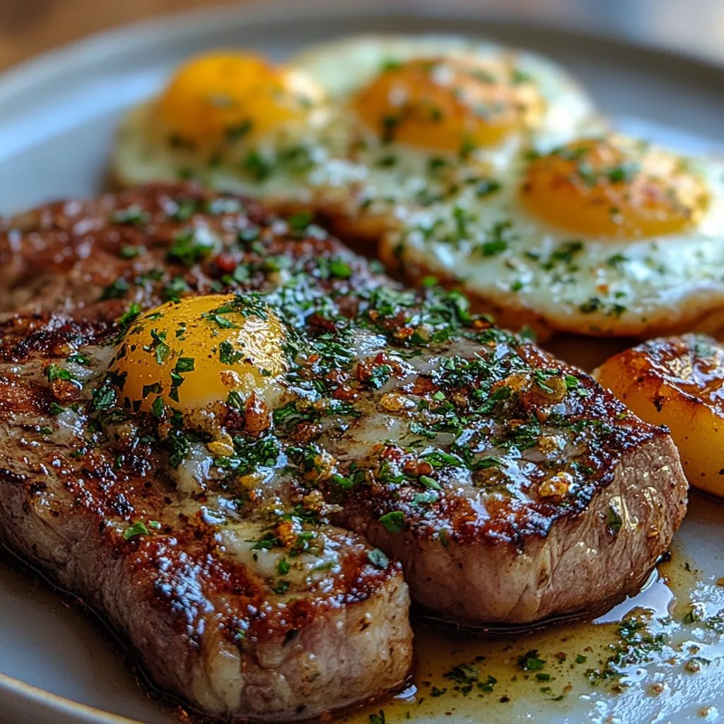 Bistec y Huevos para el Desayuno: Una Increíble Receta Esencial