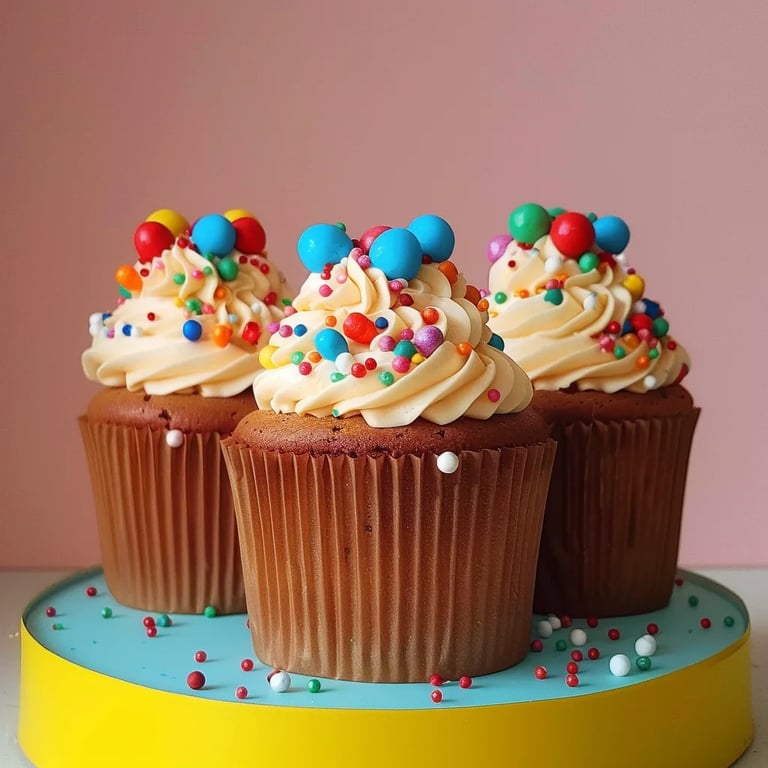 Pastel de Coloridos Sprinkles