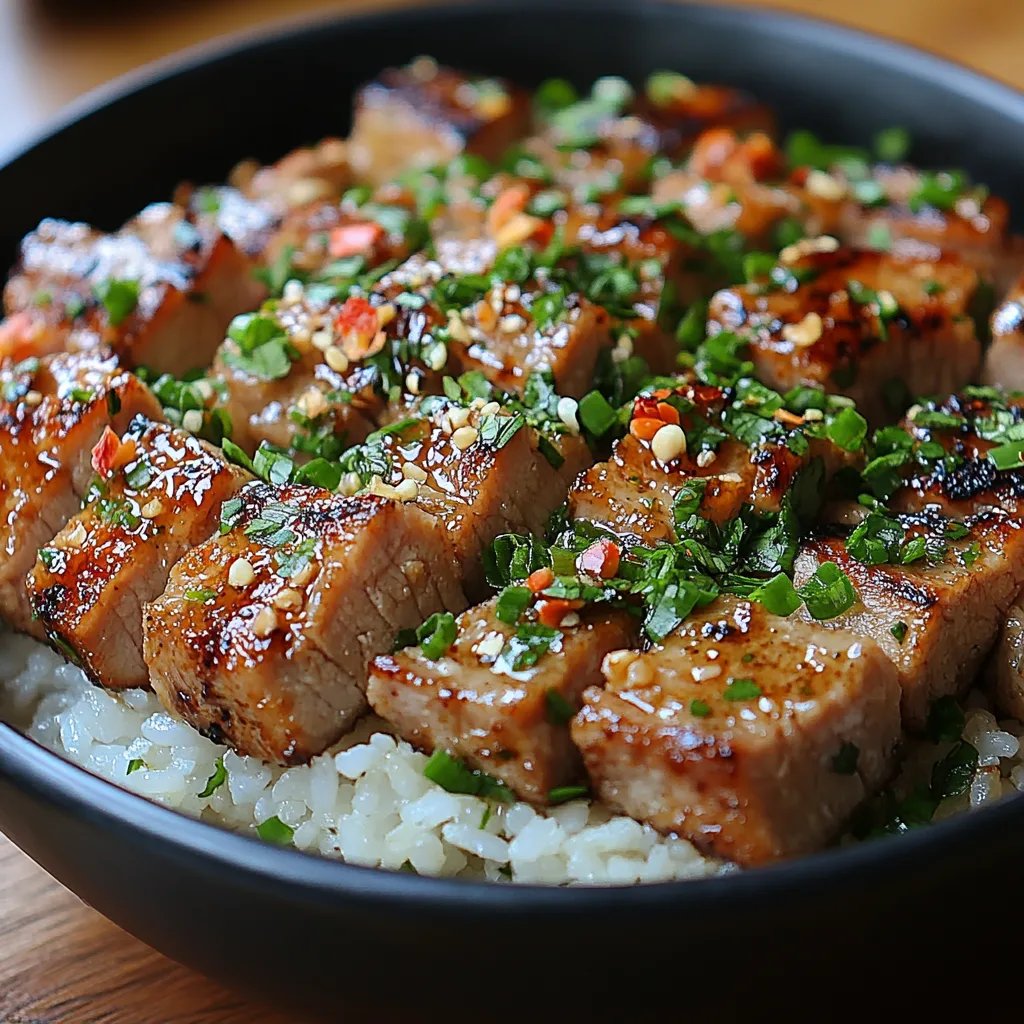 Cerdo con Jengibre y Lima: Una Increíble Receta Última con Arroz de Coco
