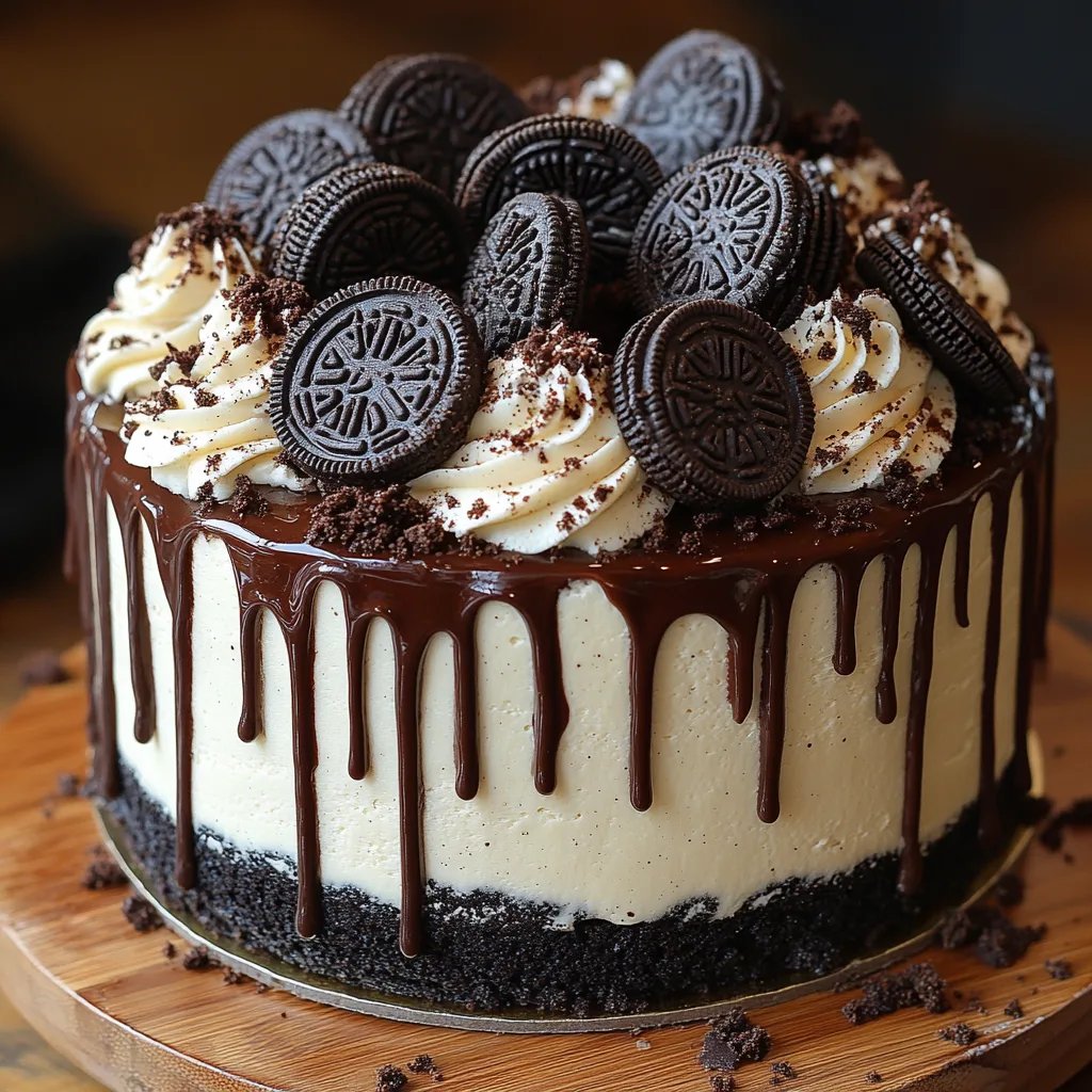 Pastel Cremoso de Galletas y Crema Oreo: Una Increíble Receta Última