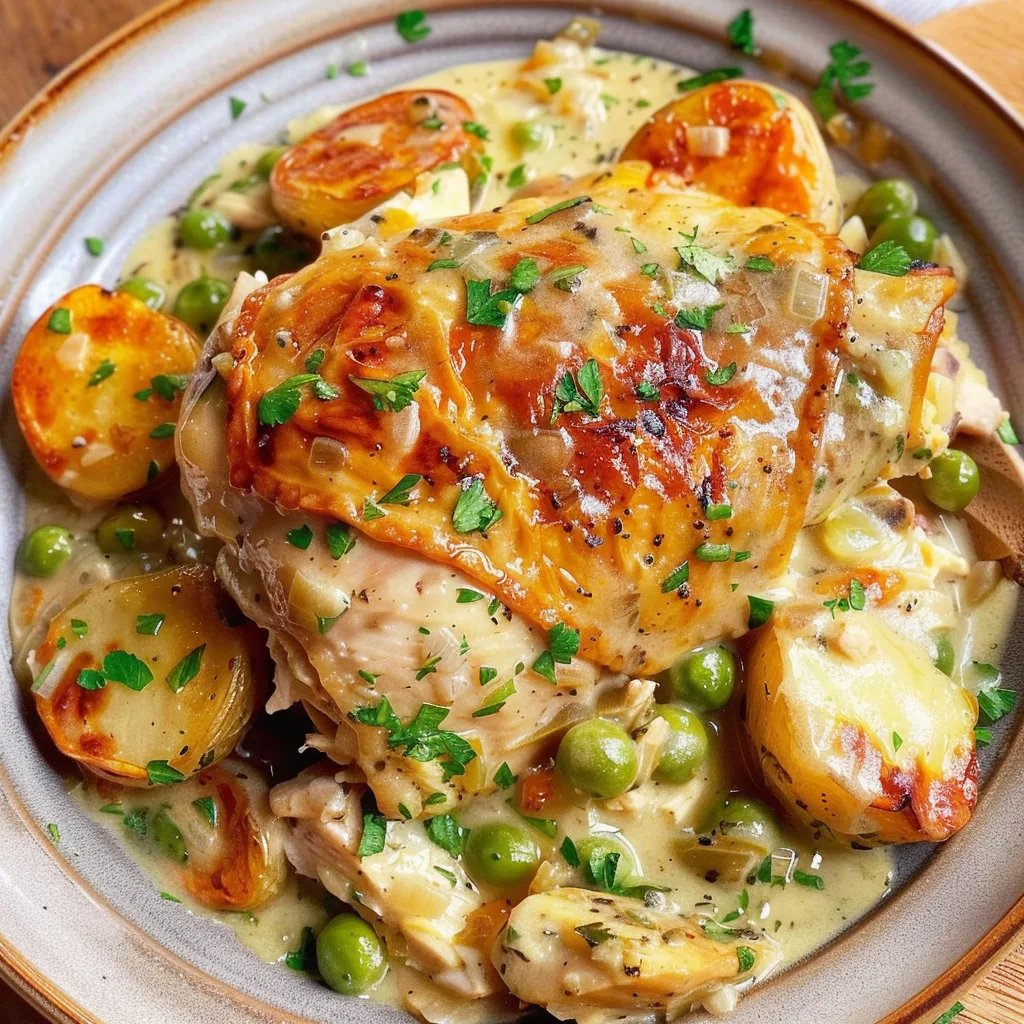 Pastel de Pollo Sin Corteza