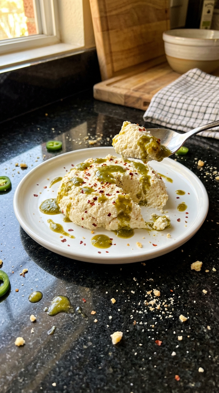 Requesón picante con chile