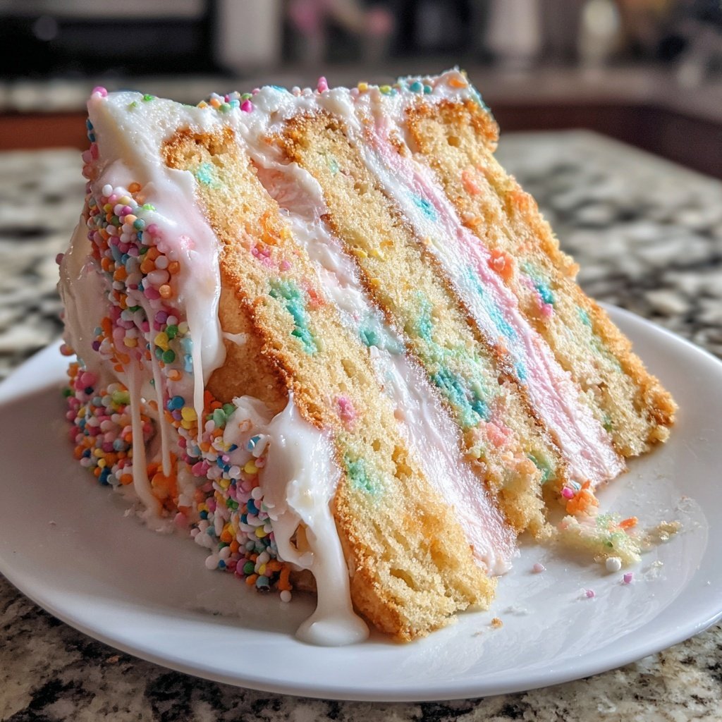 Pastel Sorpresa de Confeti de Galentine