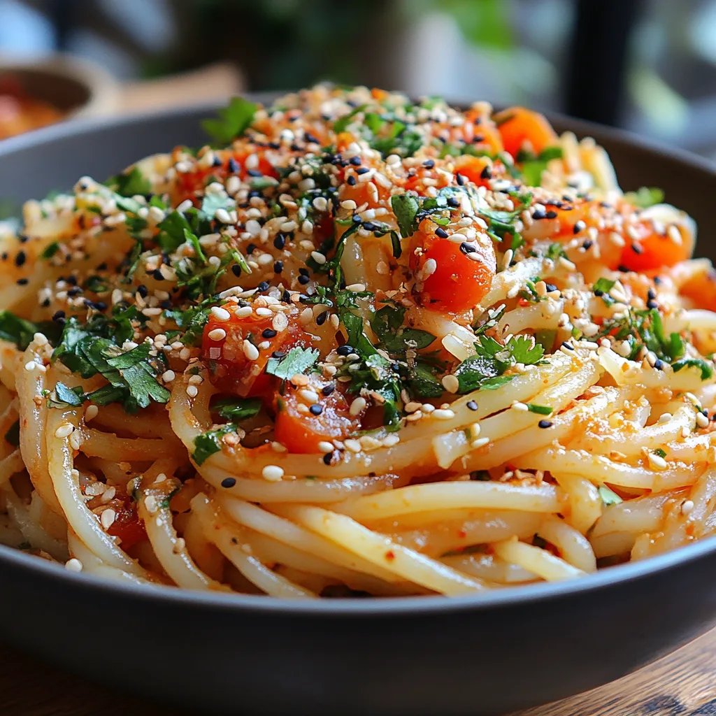 Ensalada de Espaguetis Tailandesa Picante: Una Increíble Receta Última