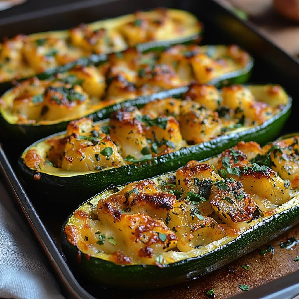 Barquitas de calabacín con espinacas: Una Increíble Receta Esencial