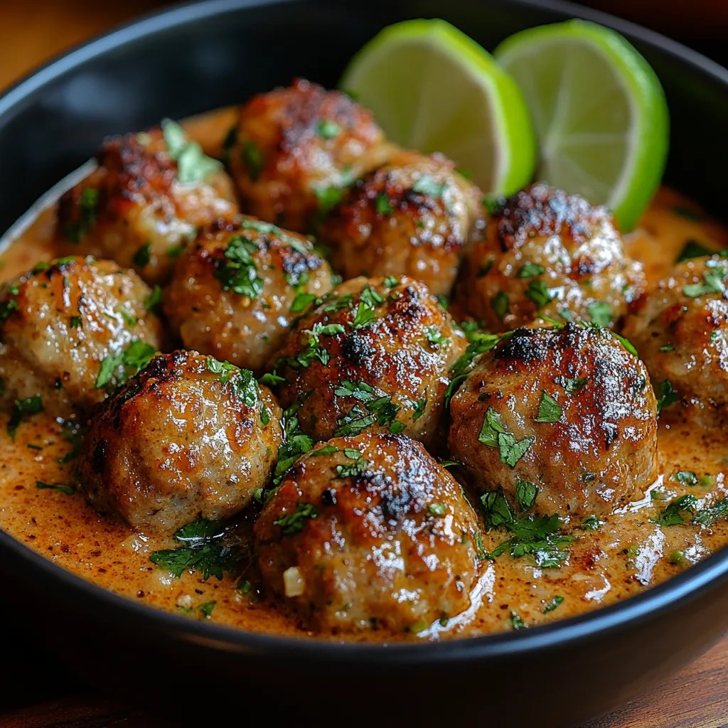 Albóndigas al Curry Cremoso de Coco: La Última Receta Increíble