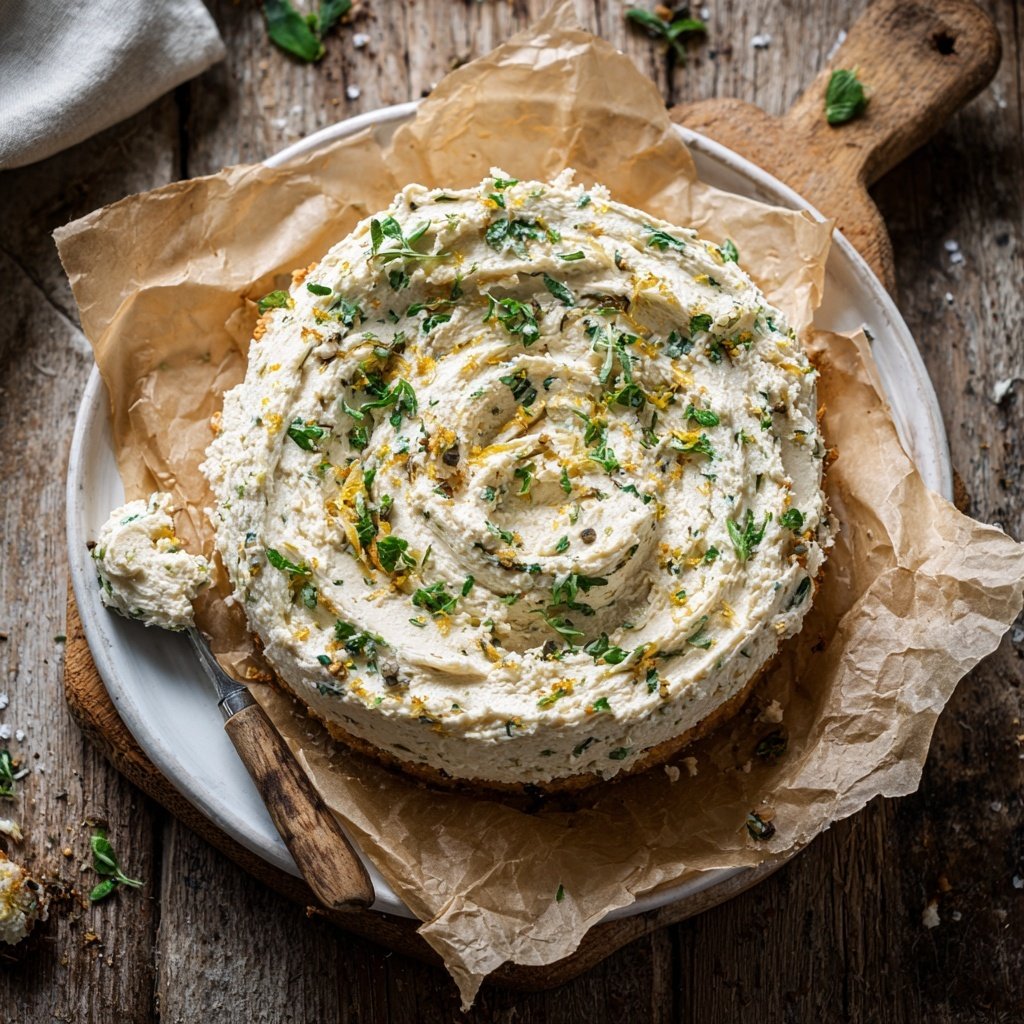 Untable vegetal de requesón