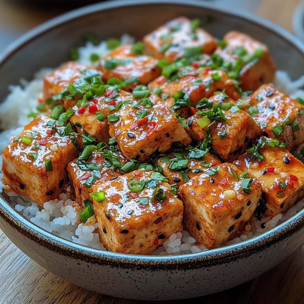 Tofu Picante con Salsa Cremosa de Coco: Una Increíble Receta Última