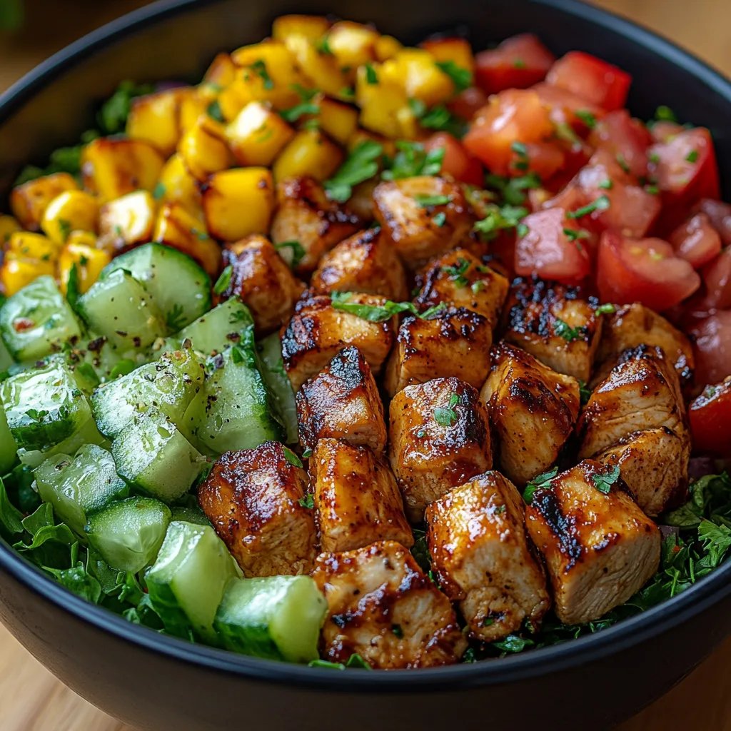 Ensalada Picada de Pollo BBQ Saludable: Una Increíble Receta Última