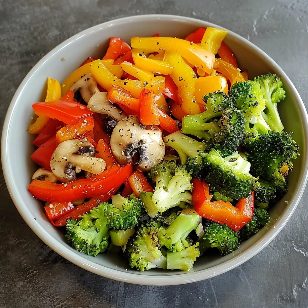 Verduras Salteadas Saludables