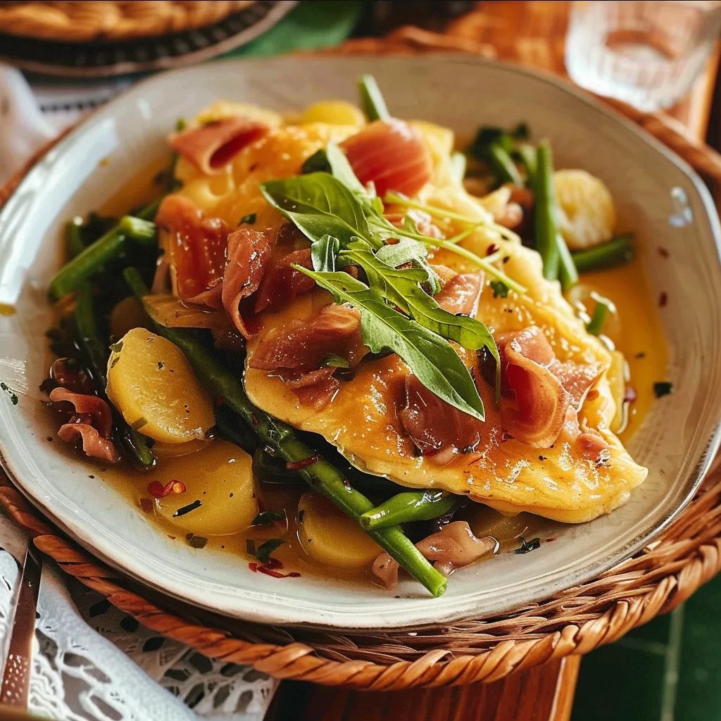 Judías Verdes con Patata y Sepia