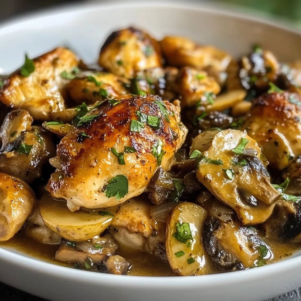 Pechuga de Pollo con Salsa de Champiñones: Una Increíble Receta Secreta