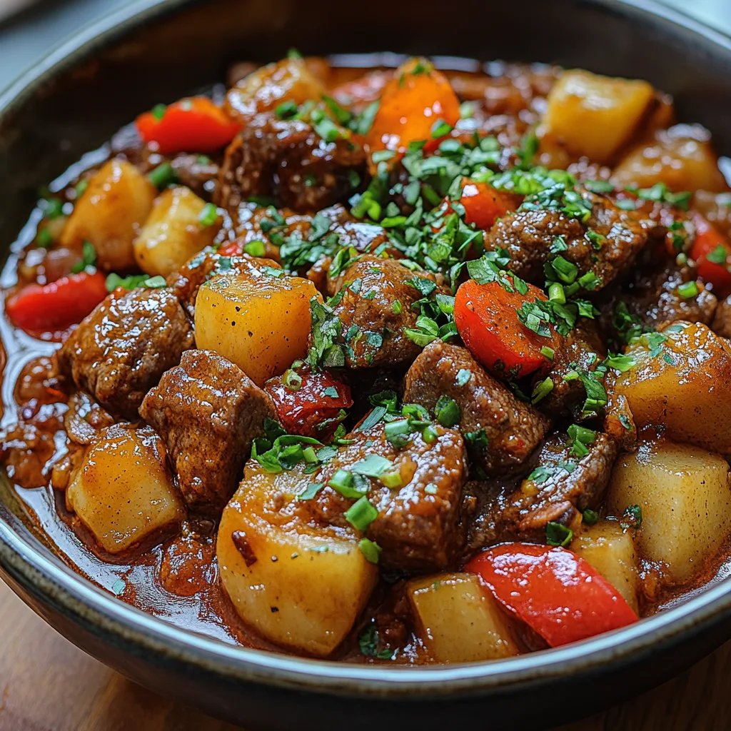 Carne de Res Guisada con Coco: Una Receta Increíble que Hará Llamar a Todos