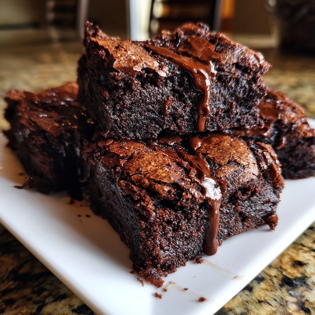Brownies de Remolino de Chocolate y Requesón