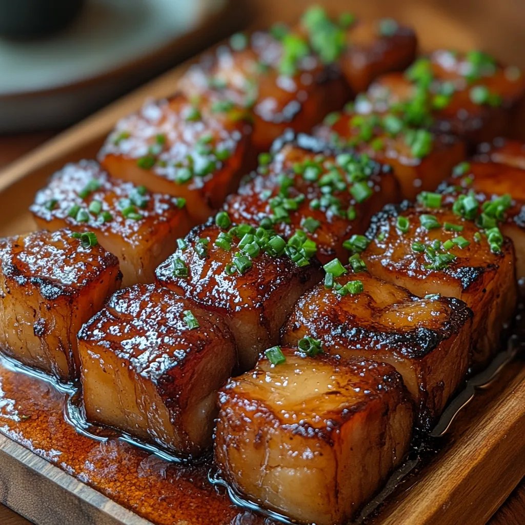Puntas de Panceta de Cerdo Caramelizadas Rápidas al Horno: La Última Delicia Increíble