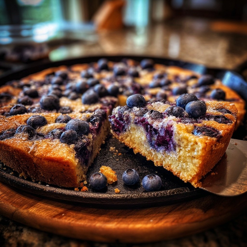 Masa madre tibia arándanos limón