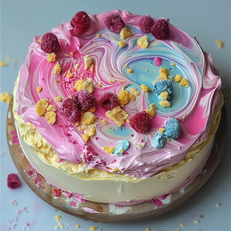 Pastel de gasa muy suave con crema diplomática