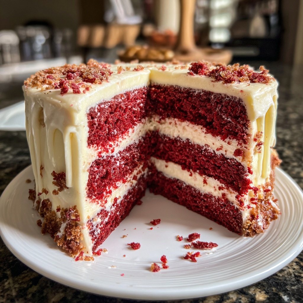 Pastel de Queso Red Velvet de Galentine
