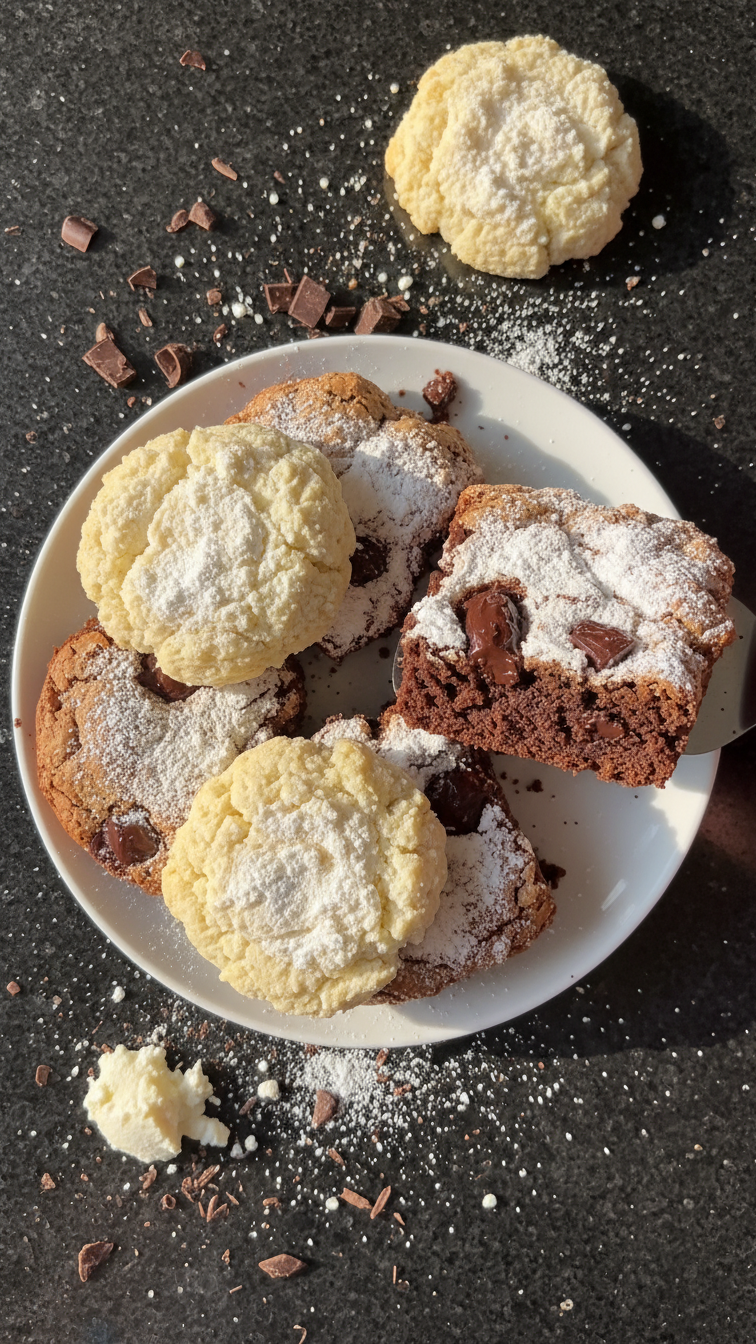 Galletas y Brownies de Requesón